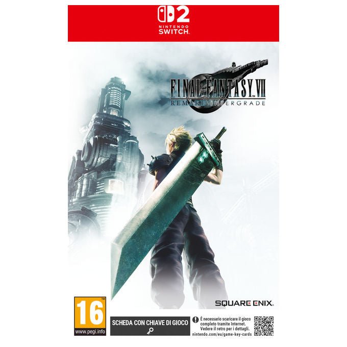 Square Enix SQXL00180 Final Fantasy VII Remake Intergrade Gioco Nintendo Switch 2 RPG Azione Keycard PEGI 16