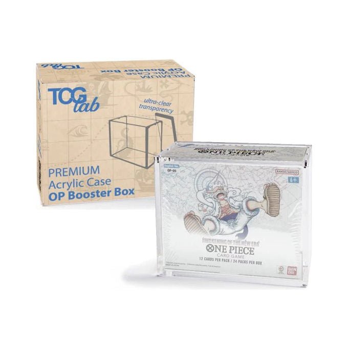 The Acrylic Box B250042 One Piece Card Game Custodia Acrilica Premium 6mm Chiusura Magnetica N52 Protezione UV colore Trasparente