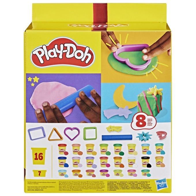 Play-Doh G34755L00 Set Regalo Pasta Modellabile 23 Barattoli 8 Accessori 7 Stampini e Rullo 31 pz colore Multicolore