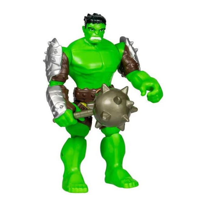 Hasbro F92705X0 Marvel MixMashers Action Figure Deluxe Hulk 12 cm 16 punti connessione 5 accessori colore Multicolore