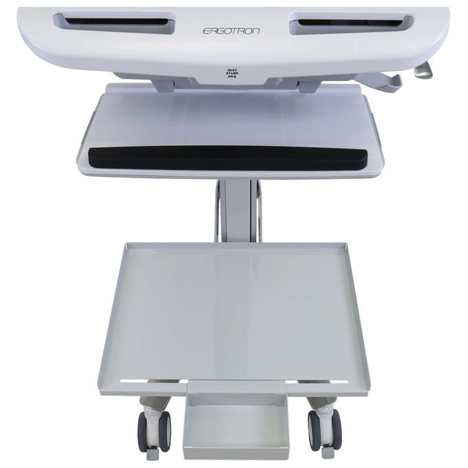 Ergotron 98-417-214 StyleView Ripiano Anteriore per Carrello Medico in Acciaio 10.9 Kg colore Grigio
