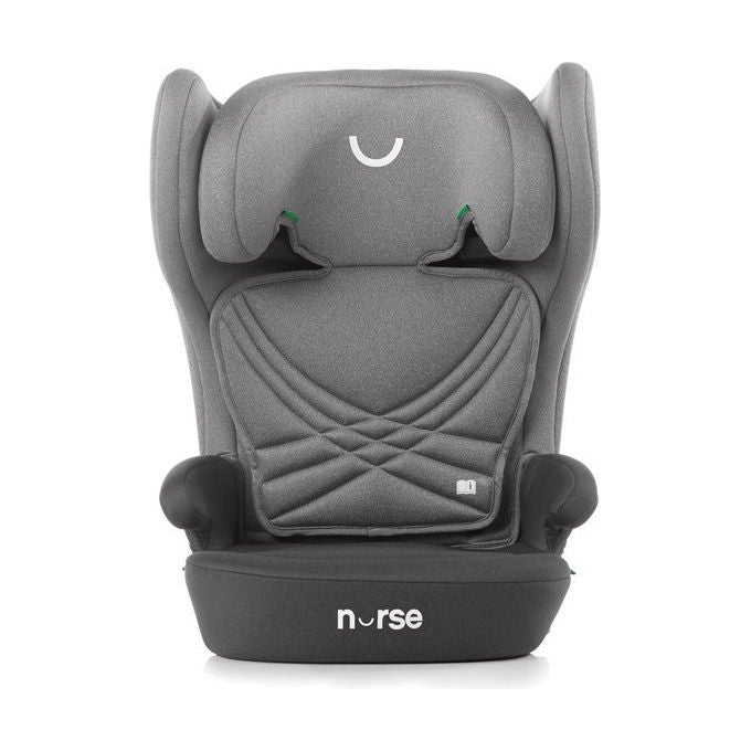 Nurse 7053 Z12 Spring Seggiolino Auto i-Size 100-150 cm 4-12 anni Isofix Pieghevole Multiposizione colore Nero
