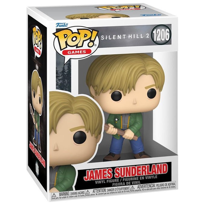 Funko 91437 POP! Games Silent Hill 2 Figurina in Vinile James Sunderland da Collezione 9.5 cm n. 1206