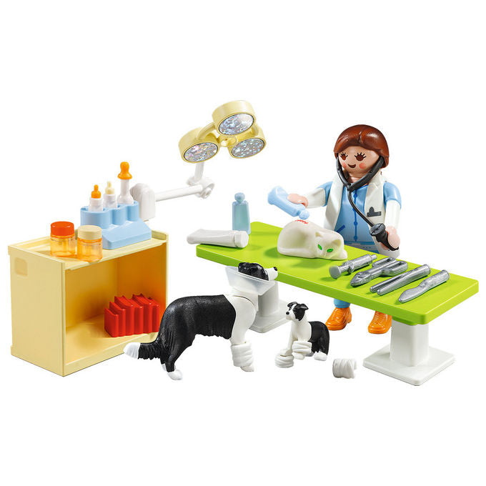 Playmobil 5653 City Life Valigetta Veterinario Gioco di Fantasia con Animali da 4 anni colore Multicolore