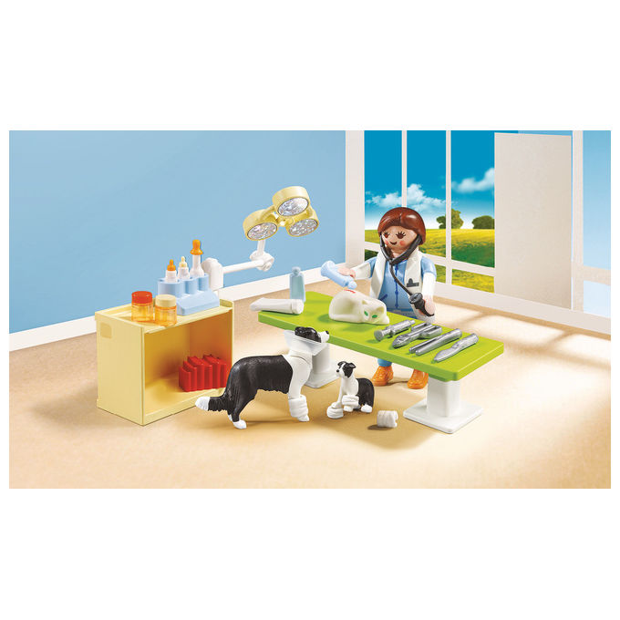 Playmobil 5653 City Life Valigetta Veterinario Gioco di Fantasia con Animali da 4 anni colore Multicolore
