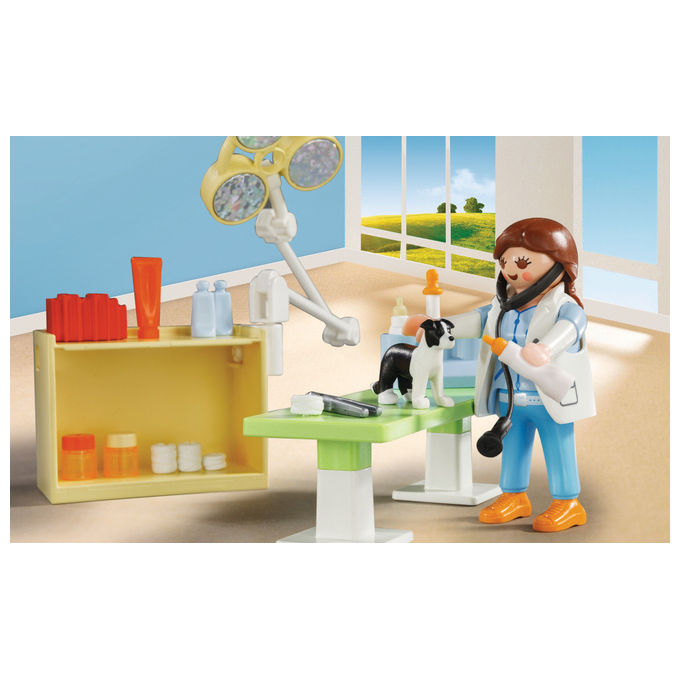 Playmobil 5653 City Life Valigetta Veterinario Gioco di Fantasia con Animali da 4 anni colore Multicolore