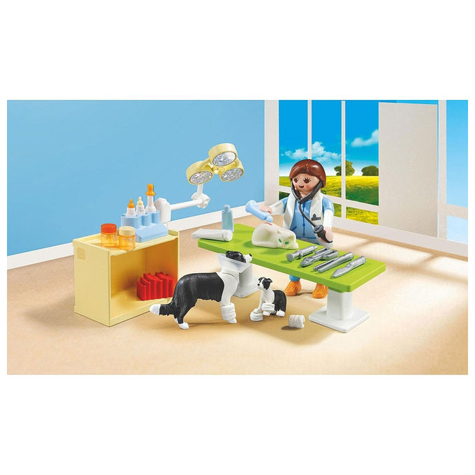 Playmobil 5653 City Life Valigetta Veterinario Gioco di Fantasia con Animali da 4 anni colore Multicolore