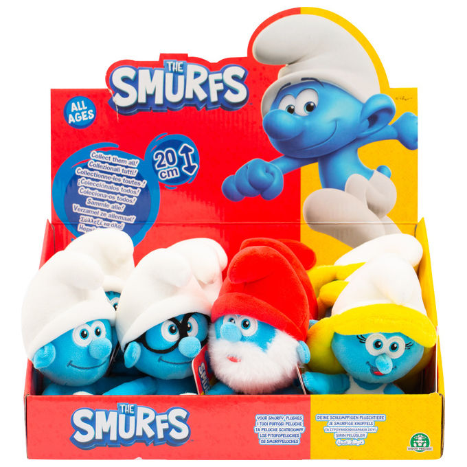 Giochi Preziosi PUF15000 I Puffi Peluche Assortito 20 cm modelli casuali