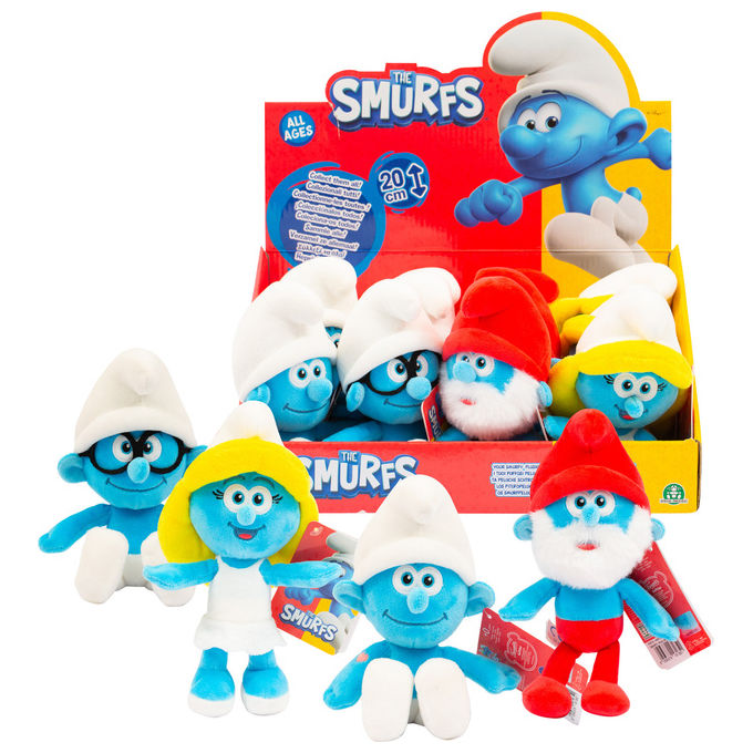 Giochi Preziosi PUF15000 I Puffi Peluche Assortito 20 cm modelli casuali