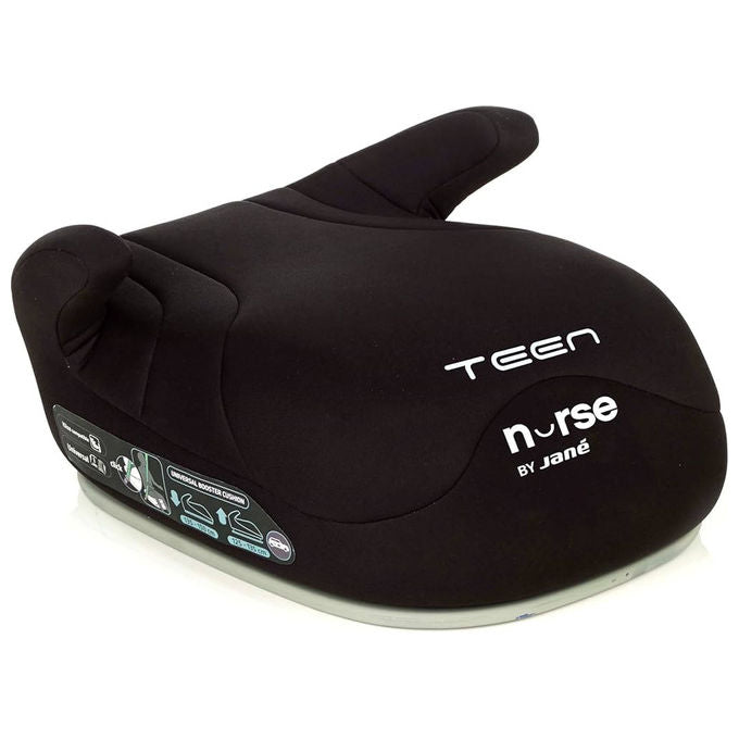 Nurse Teen Rialzo Auto i-Size 125 150 cm 6 12 Anni Senza Schienale Installazione con Cintura 3 Kg colore Nero