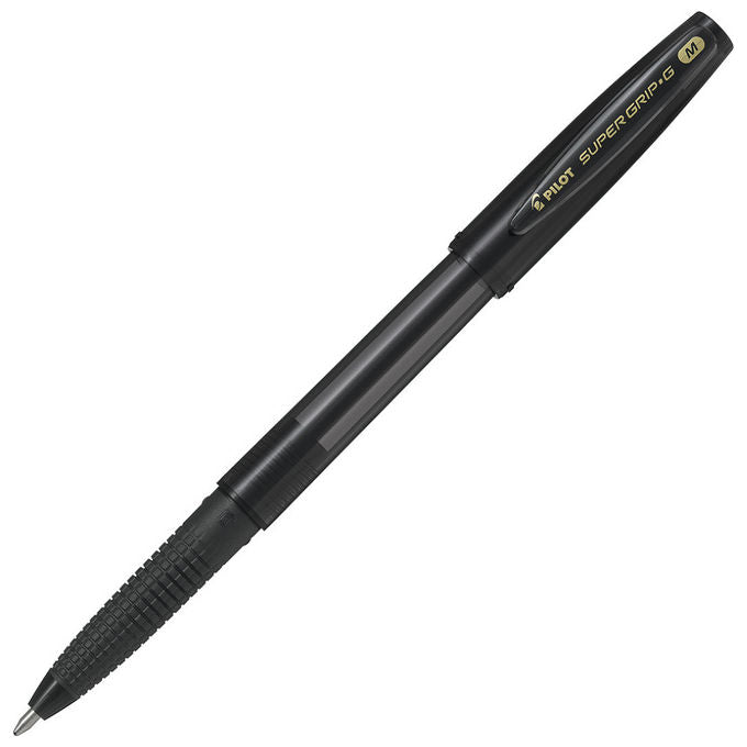 Pilot 001660 SuperGrip G Penna a sfera con cappuccio punta 1 mm confezione 12 pezzi colore Nero