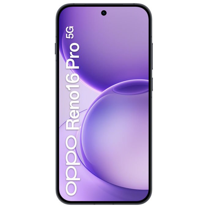 Oppo RENO16 PRO 5G Smartphone 6.32'' MediaTek Dimensity 8550 12GB 512GB Tripla Cam 200MP 6000mAh 80W colore Nero
