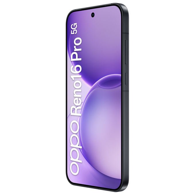 Oppo RENO16 PRO 5G Smartphone 6.32'' MediaTek Dimensity 8550 12GB 512GB Tripla Cam 200MP 6000mAh 80W colore Nero
