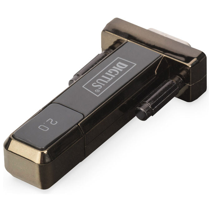Digitus DA-70156 Adattatore USB 2.0 a Seriale RS232 D-Sub 9 Pin Maschio Chipset FTDI colore Nero