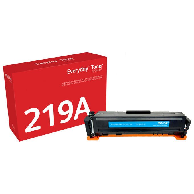 Xerox 006R05151 Everyday Toner compatibile HP 219A W2191A 1200 pagine Color LaserJet Pro 3202 3302 colore Ciano
