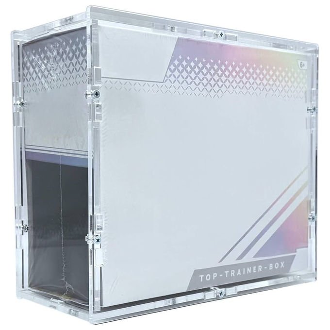 The Acrylic Box TAB0042 Custodia Acrilico Elite Trainer Box Plus Size Protezione UV Magneti N52 6mm Trasparente