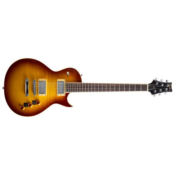 Stenton 100077 Chitarra Elettrica Design Classico per Principianti e Intermedi colore Amber Burst