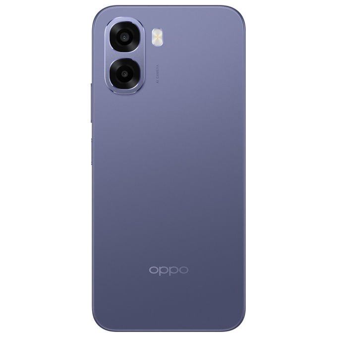 Oppo A6X Smartphone 6.75'' 120Hz Snapdragon 685 4GB RAM 128GB Doppia SIM Android 15 batteria 6100 mAh colore Viola