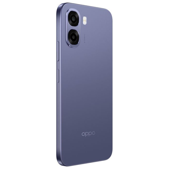 Oppo A6X Smartphone 6.75'' 120Hz Snapdragon 685 4GB RAM 128GB Doppia SIM Android 15 batteria 6100 mAh colore Viola