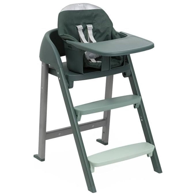 Chicco Crescendo Up Seggiolone Evolutivo 3 in 1 con Vassoio Cinture 5 Punti 6 Mesi 110 Kg colore Steel Cloud