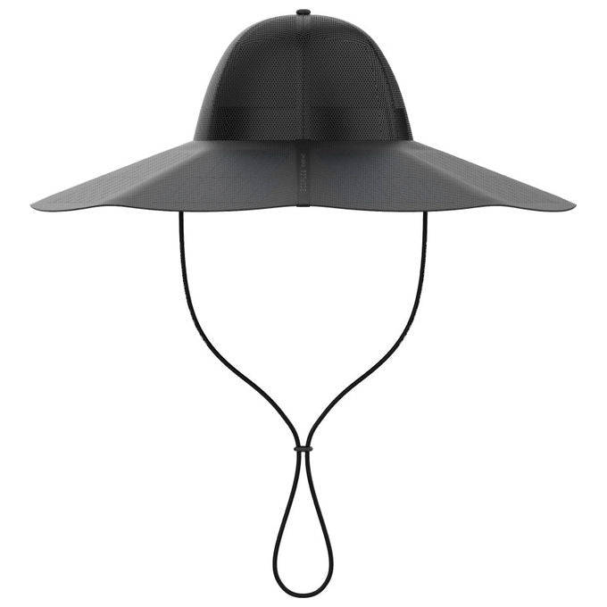 EcoFlow EFPOWERHAT-M-L Power Hat Cappello Solare 12W Silicio Monocristallino PERC USB-A USB-C IP65 UPF 50+ colore Nero