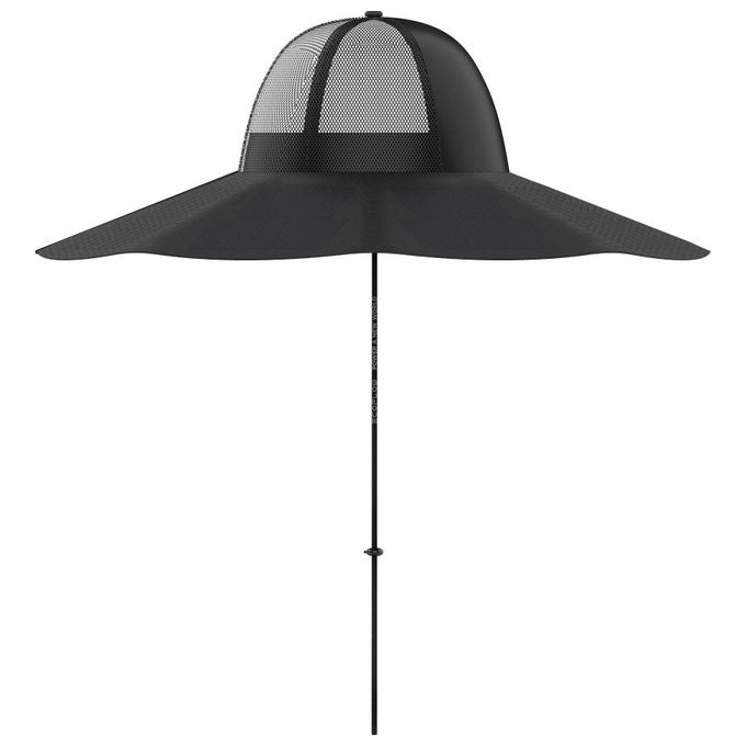 EcoFlow EFPOWERHAT-M-L Power Hat Cappello Solare 12W Silicio Monocristallino PERC USB-A USB-C IP65 UPF 50+ colore Nero