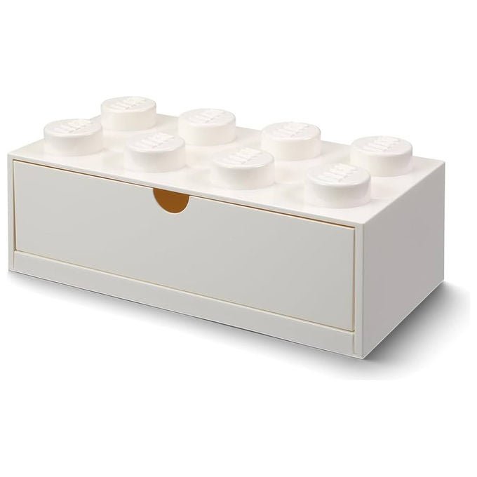 Lego 40211735 Desk Drawer 8 Cassetto da Scrivania Impilabile in Polipropilene colore Bianco