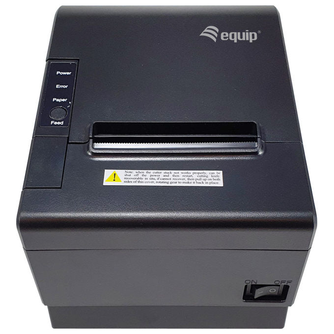 Equip 351004 Stampante POS Termica 203x203 DPI 250 mm-s Carta 80 mm USB WiFi Bluetooth colore Nero