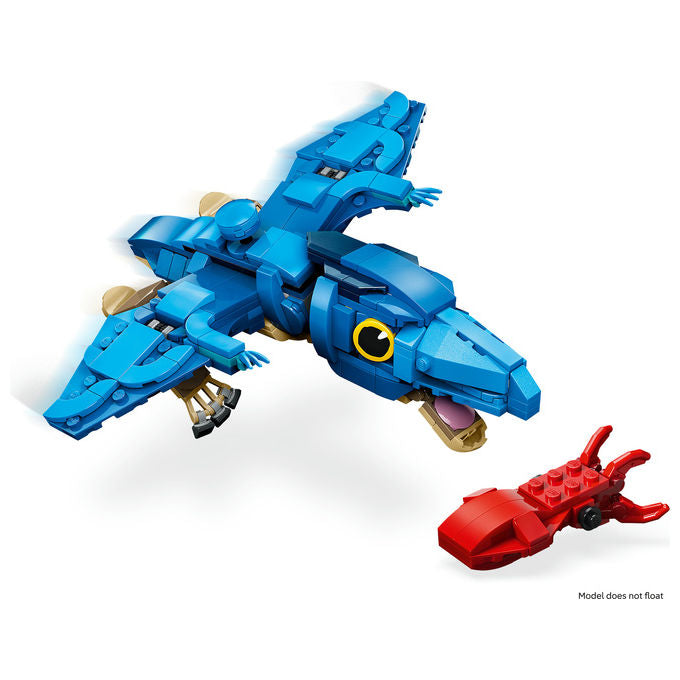 Lego 77977 Dinosauro Bebe' Pteranodonte Set da Costruzione con 373 Pezzi e Calamaro Rosso colore Multicolore