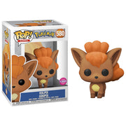 Funko 63698 Pop! Games Statuetta in Vinile Vulpix Effetto Floccato colore Bianco