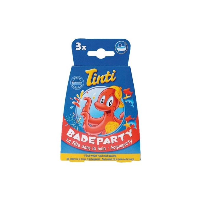 Tinti HE36802 – Set Festa nell’Acqua, Colori Effervescenti e Schiuma, Divertimento Sicuro per il Bagnetto dei Bambini