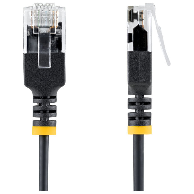 StarTech.com N6APATUTP34BKS4M Cavo Ethernet Cat6a Ultra Slim 4 m 10000 Mbit-s UTP Rame Puro 34AWG colore Nero