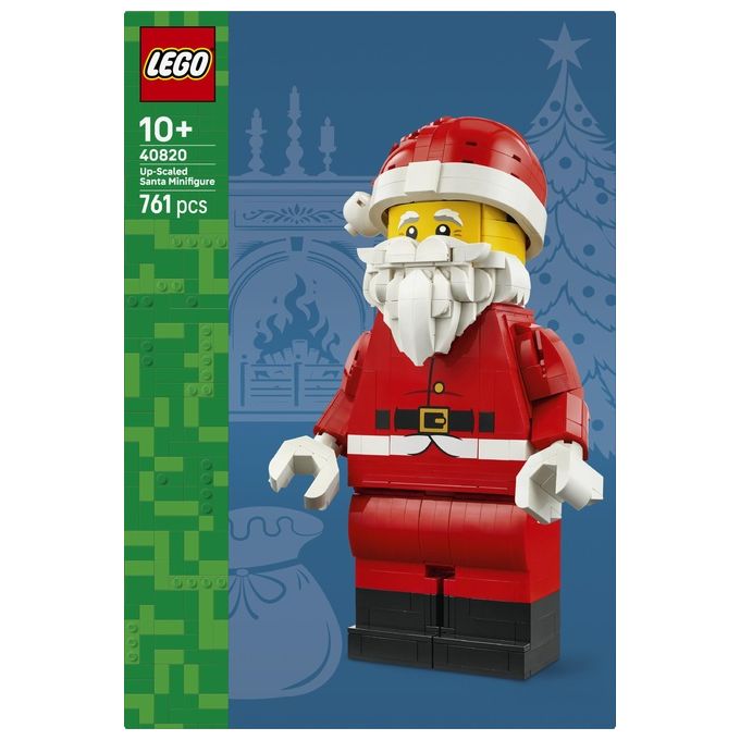Lego 40820 Grande Minifigure di Babbo Natale Set da Costruzione 761 pezzi 27 cm colore Multicolore