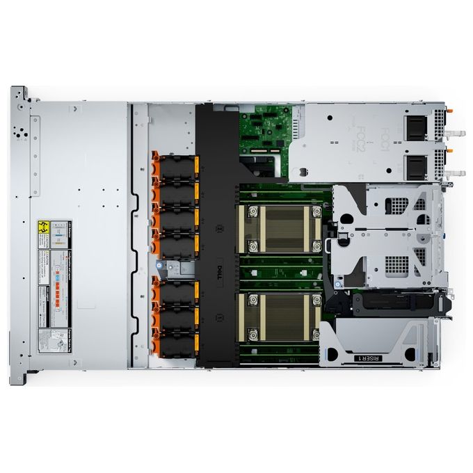 Dell 6WNX6 PowerEdge R660XS Server 480 GB Rack 1U Intel Xeon Silver 4510 2,4 GHz 32 GB DDR5-SDRAM colore Nero