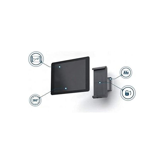 Durable Tablet Holder Wall Porta Tablet da Parete Argento