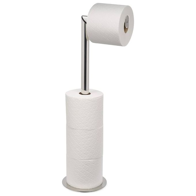 Joseph Joseph 70593 EasyStore Luxe Portarotoli Nascosto in Acciaio Inossidabile per Fino a 3 Rotoli colore Argento