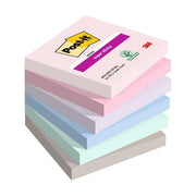 Post-it Confezione 6 Super Sticky 76x76mm 6x90 Fogli Soulful
