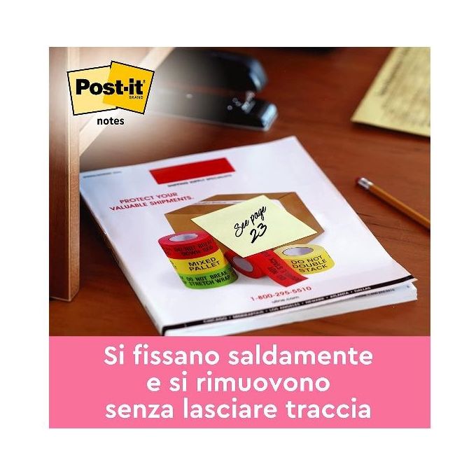 Post-It Confezione 12 PI 38x51mm 12x100 Fogli Energetic