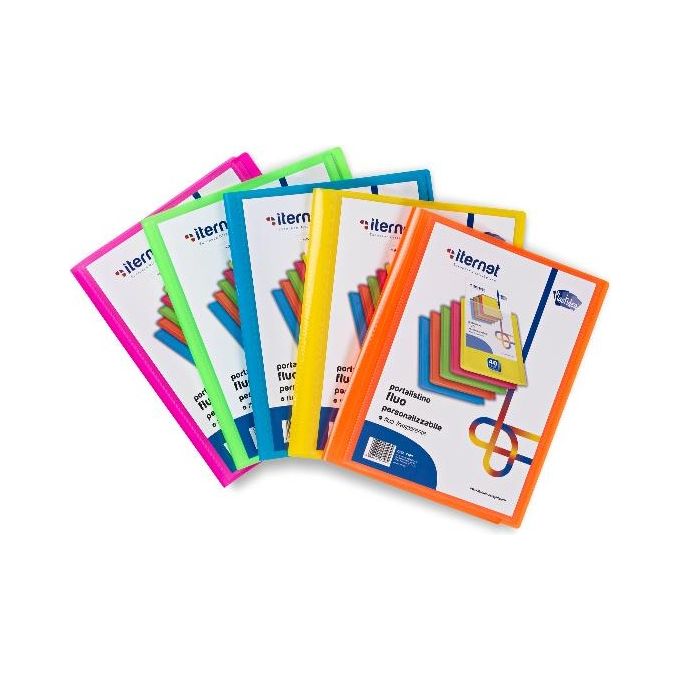 Plastidea Portalistini 40 Fogli Fluo Colori Assortiti