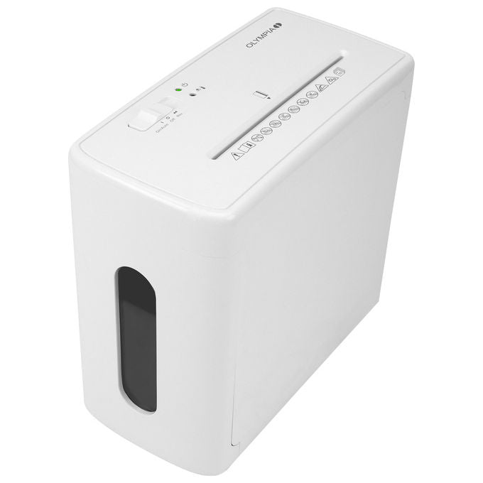 Olympia CC1010S Distruggidocumenti Particle Cut Sicurezza P-4 10 Fogli 10 L 40 dB colore Bianco
