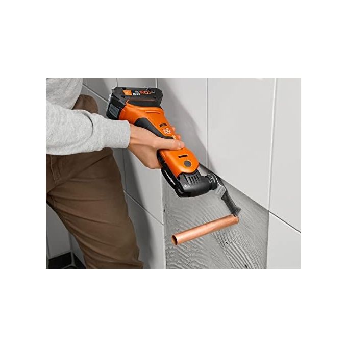 Fein Multimaster AMM 700 Max Top AS Utensile Multifunzione con 60 Accessori per Taglio Batteria 18V