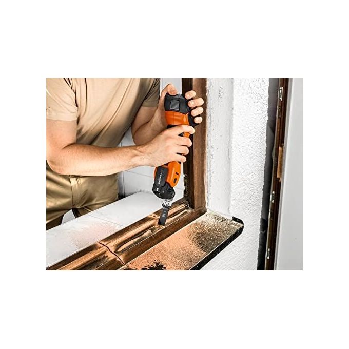 Fein Multimaster AMM 700 Max Top AS Utensile Multifunzione con 60 Accessori per Taglio Batteria 18V