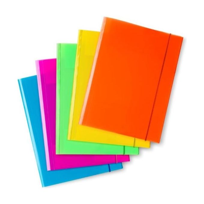 Plastidea Confezione 10 Cartelline con Elastico
