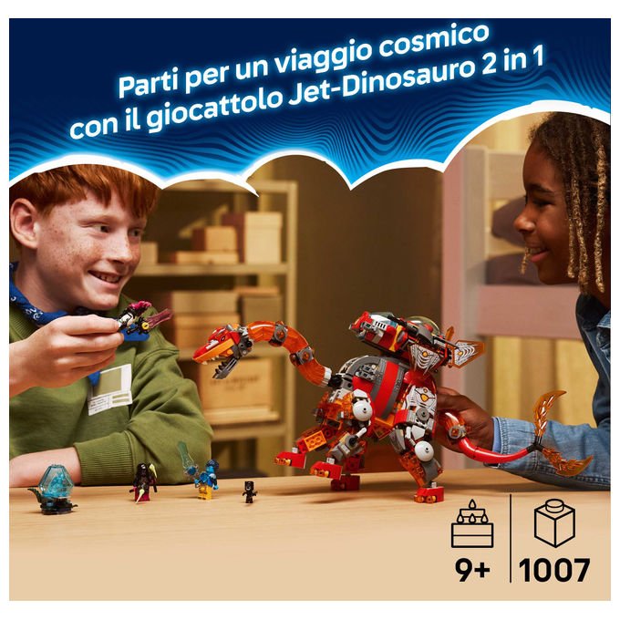 Lego, Dreamzzz Dino Jet 71514, Set di Costruzione, 1007 Pezzi, 9+ Anni