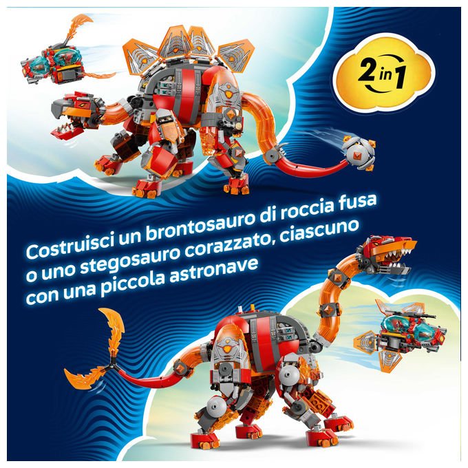 Lego, Dreamzzz Dino Jet 71514, Set di Costruzione, 1007 Pezzi, 9+ Anni