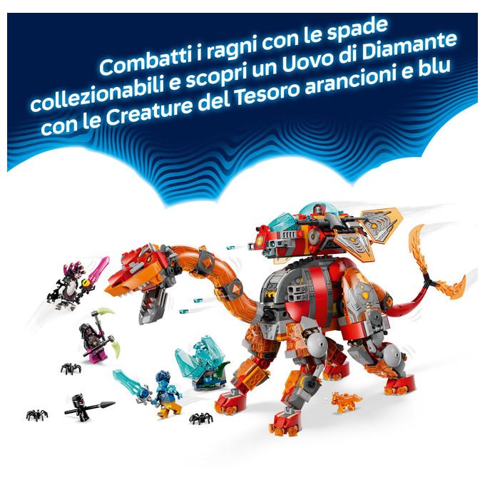 Lego, Dreamzzz Dino Jet 71514, Set di Costruzione, 1007 Pezzi, 9+ Anni
