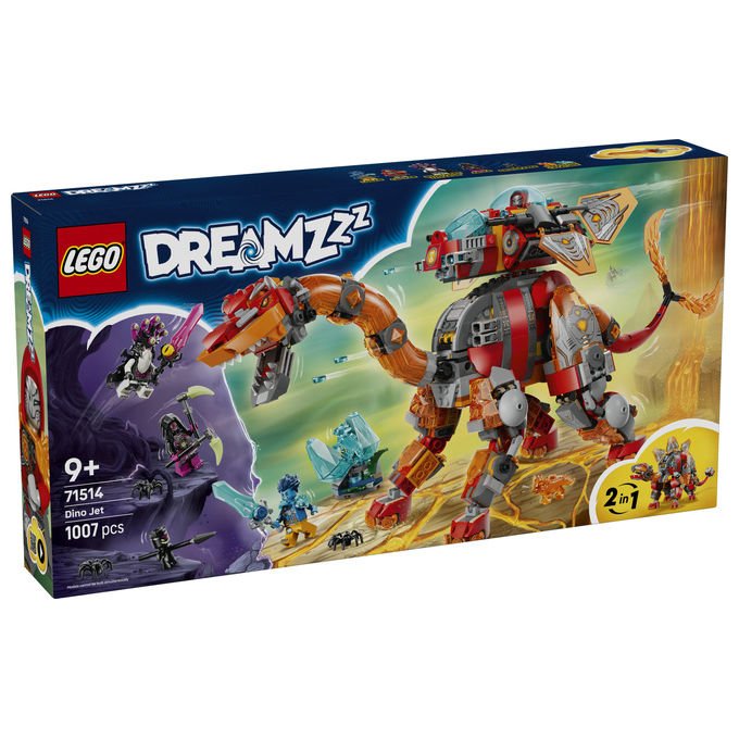Lego, Dreamzzz Dino Jet 71514, Set di Costruzione, 1007 Pezzi, 9+ Anni