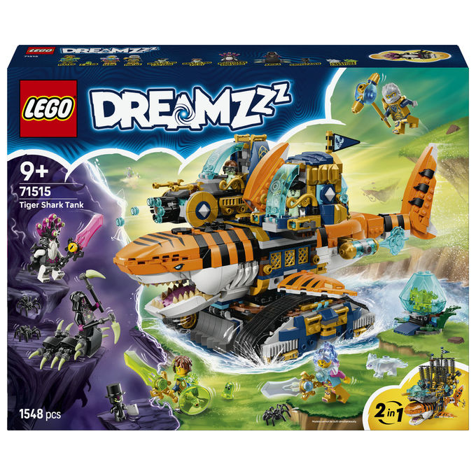 Lego, Carro Squalo Tigre, Dreamzzz 71515, Set costruzioni, 1548 Pezzi