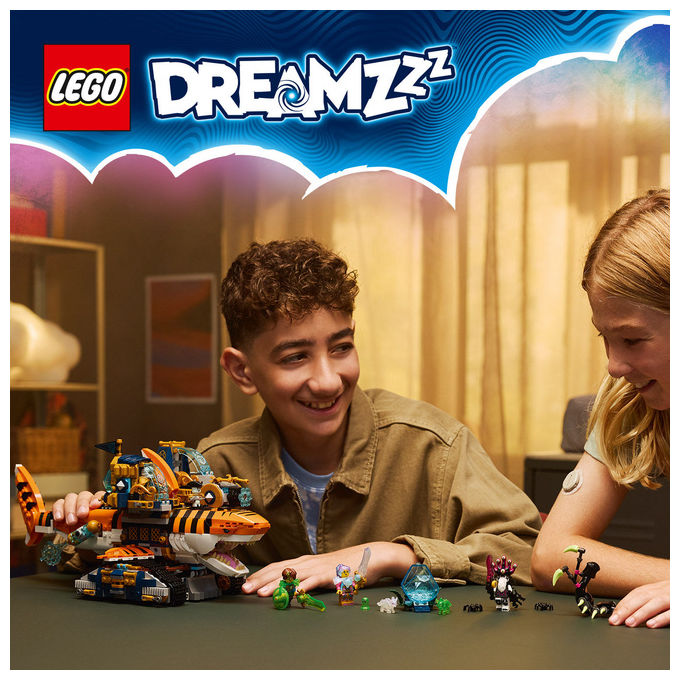 Lego, Carro Squalo Tigre, Dreamzzz 71515, Set costruzioni, 1548 Pezzi