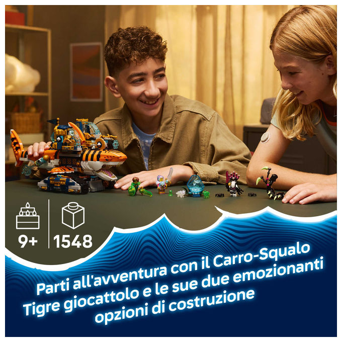 Lego, Carro Squalo Tigre, Dreamzzz 71515, Set costruzioni, 1548 Pezzi